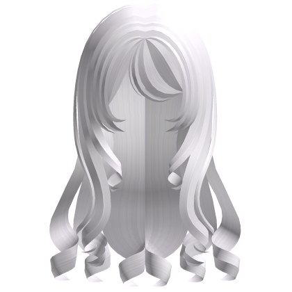 white long girl hair 