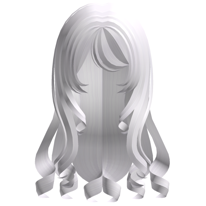 white long girl hair 