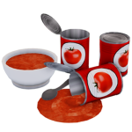Spilled Tomato Soup