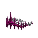Hot Pink Crystalized Horns
