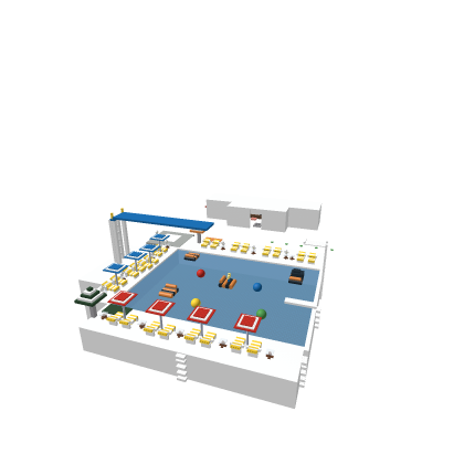 Pool with swimsuit place and kid morph