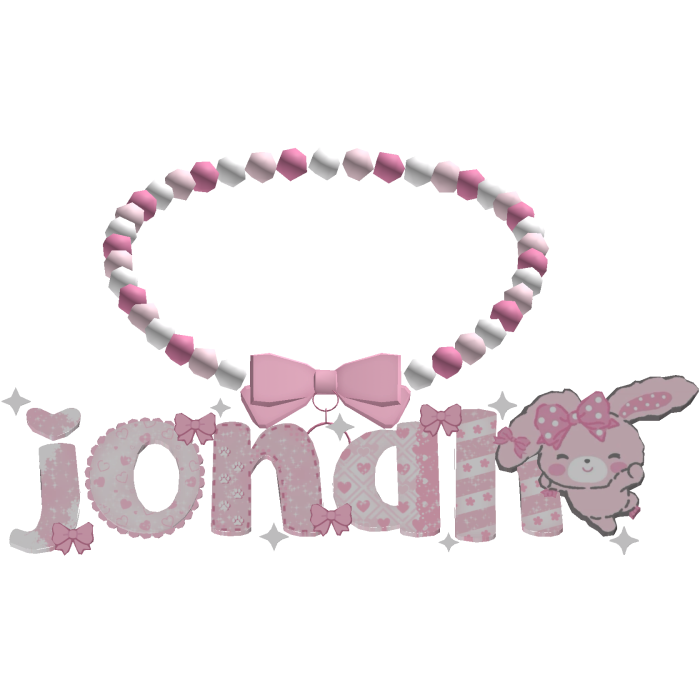 . ‿♡ jonah pink bunny