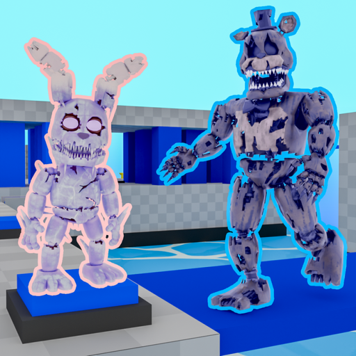 [JACKIE🐻] Teamwork FNAF Movie 1-9 Morphs (Obby)