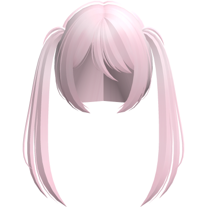 moe vkei emo wispy ponytails long pink
