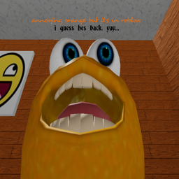 annoying orange but it's in roblox