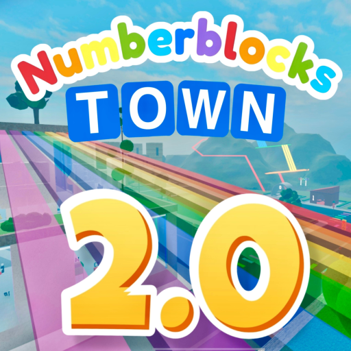 Numberblocks Town 2.0 [BETA] official Roblox game thumbnail