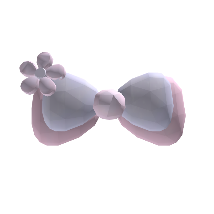 ♡ : cute pastel purple flower bow