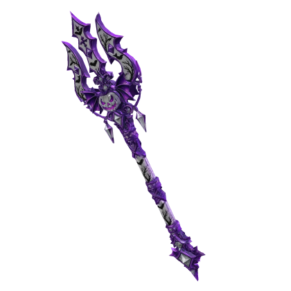 Pumpkin Trident Purple White  Roblox item