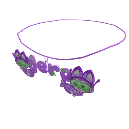 Purple Frutiger Aero Necklace