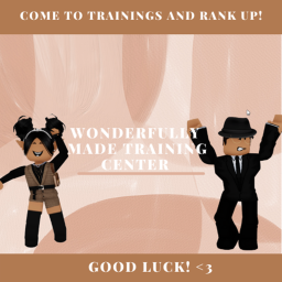 [Wonderfully Made, Training Center!]