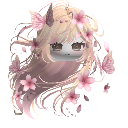 Mystical Sakura Windy Hair (Blonde&Pink)