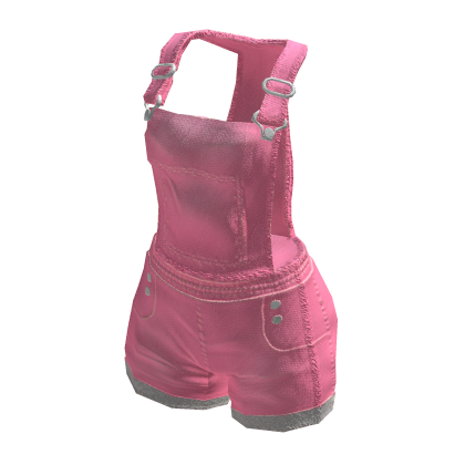 Pink Overall Shorts Denim thumbnail