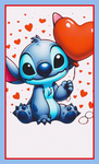 Stitch valentines