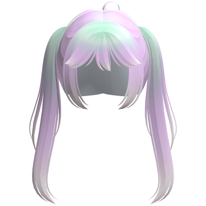 pastel goth kawaii popstar anime pigtails