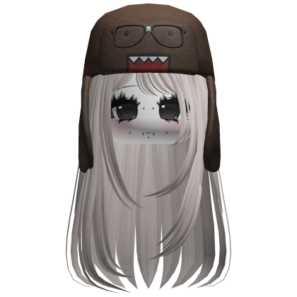 Domo Long Girl Hair Silver V5