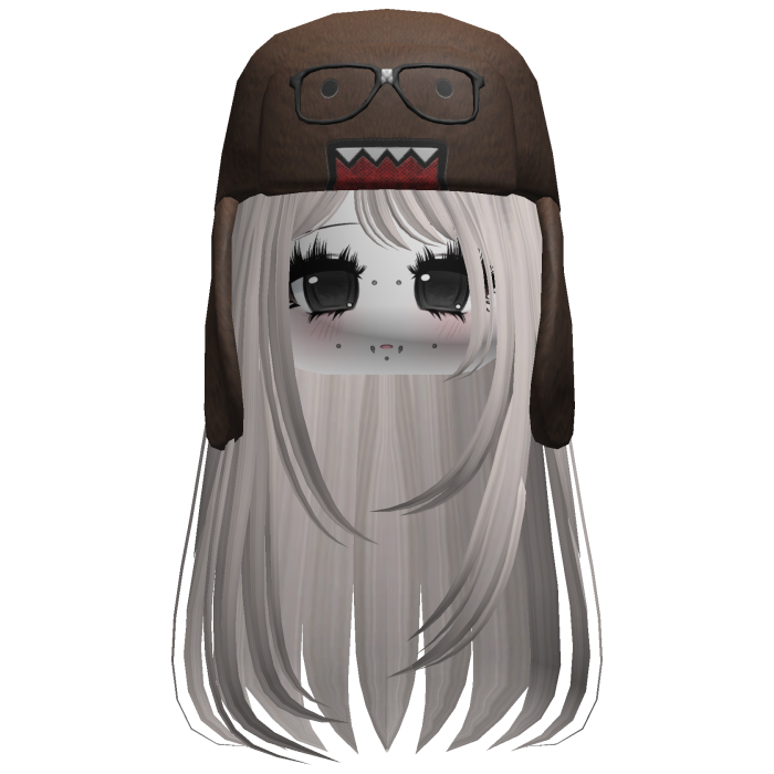 Domo Long Girl Hair Silver V5