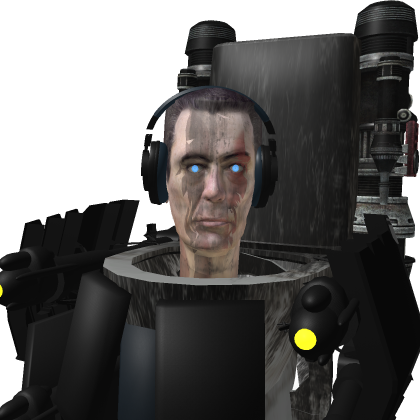 Damaged Gman Toilet Model