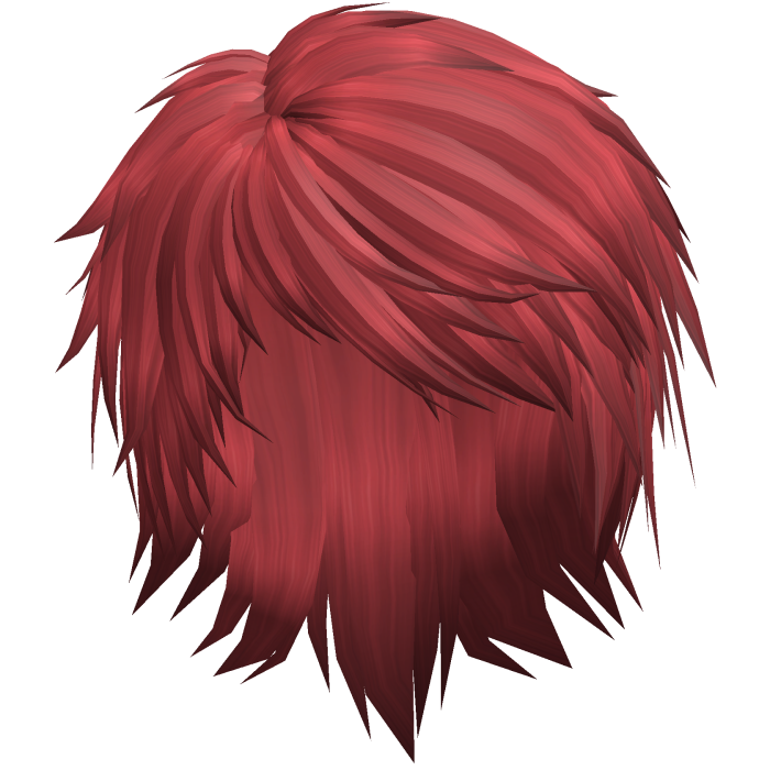 red emo hair