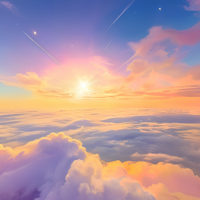 Fantasy Violet Cloudy Sky preview 1