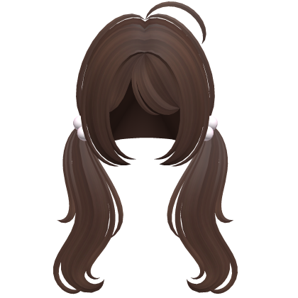 ♡ ꒰ Sweet Adorable Cutecore Pigtails in Brown