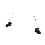 3.0 gothic black gloves w emo bracelets piercings