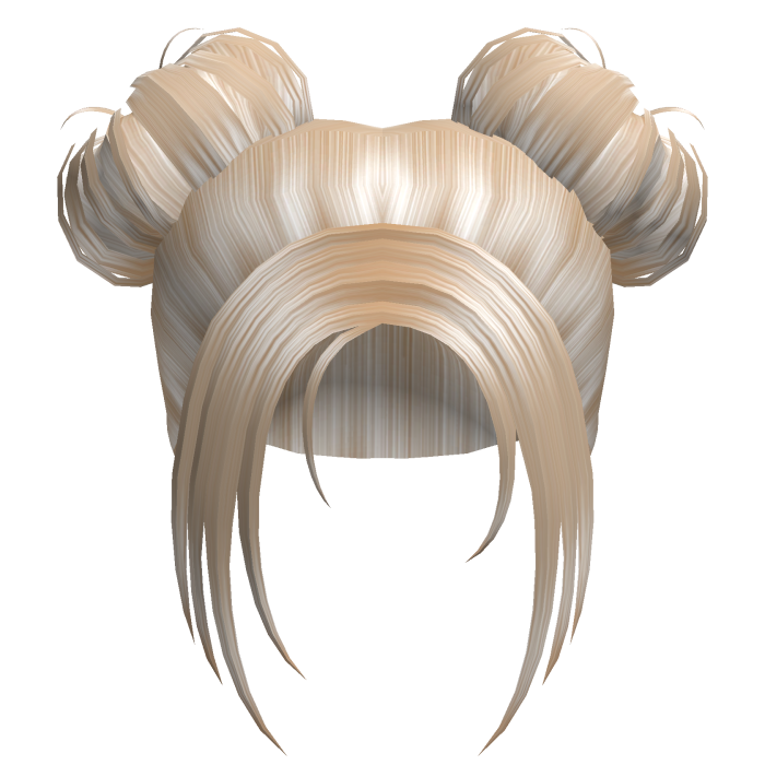 Messy Space Buns Hair (Blonde)