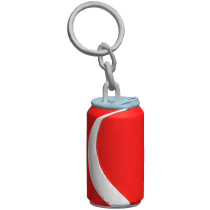 Red Soda Can Keychain
