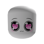 ♡ : Cute kawaii face with a heart