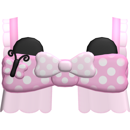 Kawaii Cutecore Minnie Mouse Butterfly Top