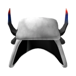 Red Blue Horned Ushanka