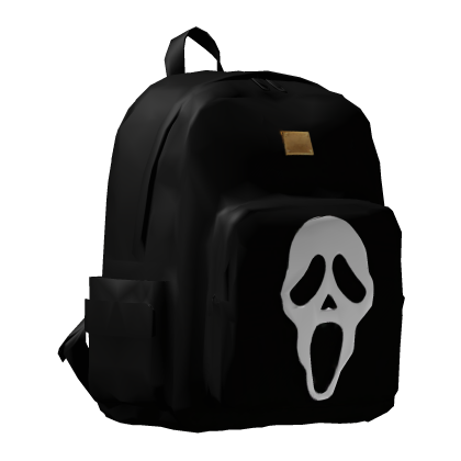Ghostface Skull Black Backpack Roblox item