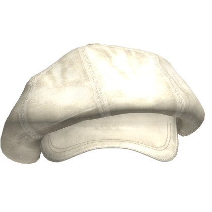 Tilted Newspaper Academia Cap (Beige) Roblox item