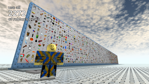 Biggest Gear Wall On Roblox