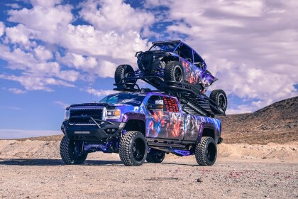 dropped trucks and trailers