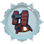 Silver Medieval Turret