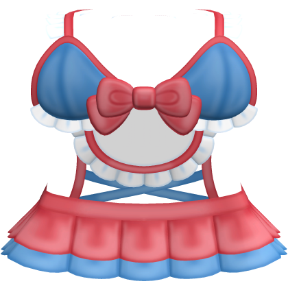 . ‿ ♡ cute fnaf bonnie corset apron dress top