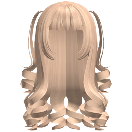 Dolly Coquette Curled Pigtails (Blonde) Roblox item