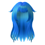 Blue Foxy Anime Hair