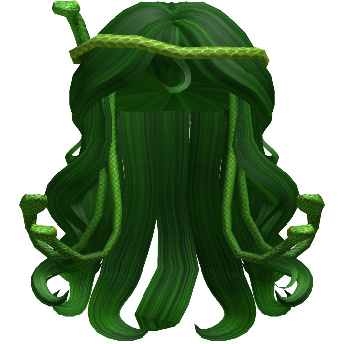 🐍 Green Snake Medusa Halloween Creepy Hair