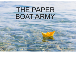 Paper boat army