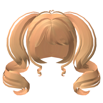 ♡ playful spiral curly tweencore pigtails honey