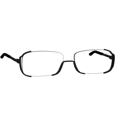 Black Rectangular Glasses Roblox item