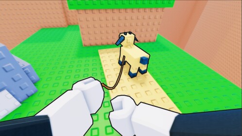 Walk the Goat! [2 Player Obby]