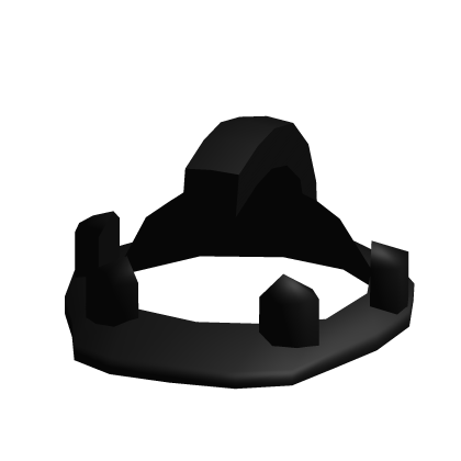 Black Hard Hat Outline (Addon)