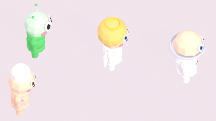 Low Poly Cute Character Pack x40 Chibi Style NPCs preview 2
