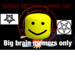 The Roblox big brain meme cult