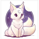 White furry wolfs