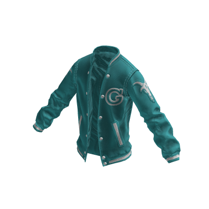 College Jacket | Cyan
