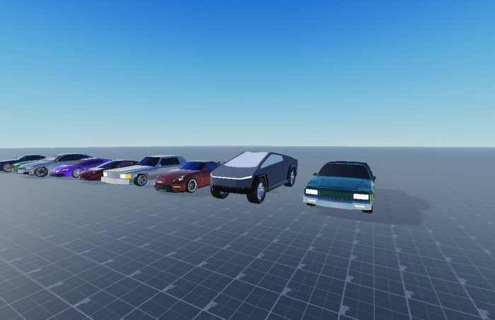 9 Cars (Rigged & Driveable) preview 3