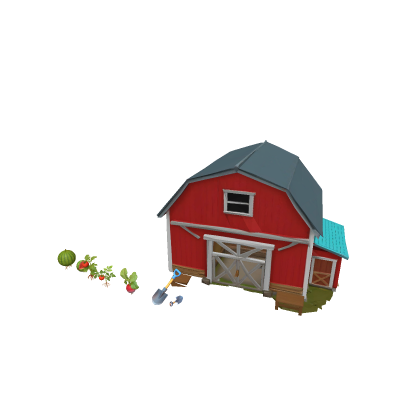 A Pack of 8 farm object models